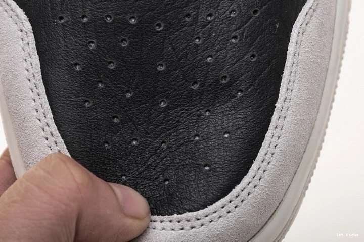 Grey Crimson 1 Black 555088-018 Air Jordan 1102